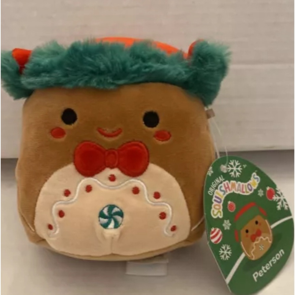 NWT 5” Peterson the Gingerbread Boy Squishmallow Christmas Holiday Collection